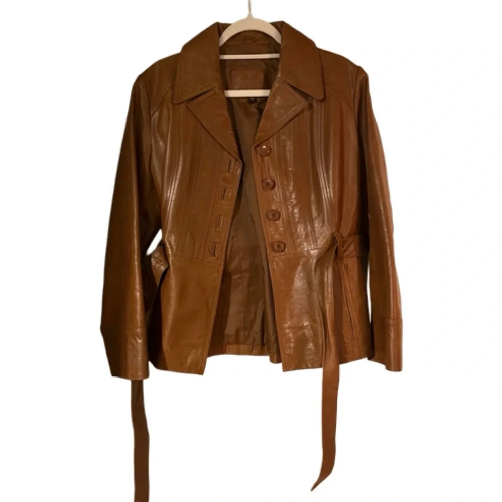 Vintage Guess Leather Jacket - Picture 3 of 7